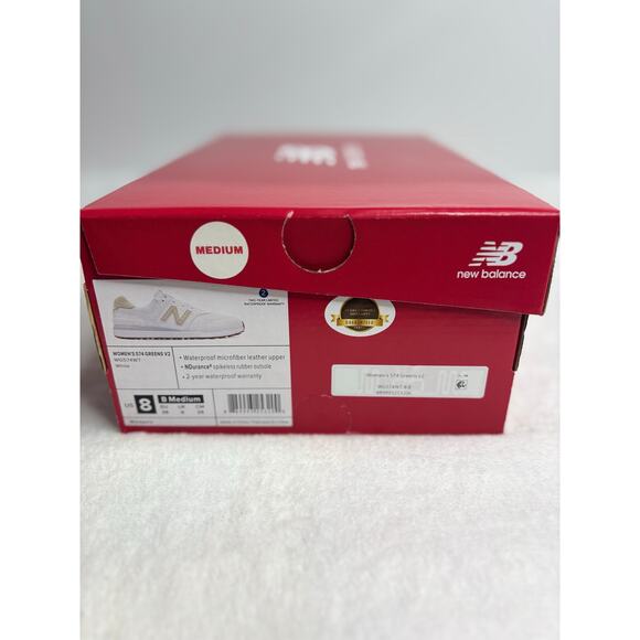 New Balance Women’s White 574 Greens V2 (US Size 8) NIB spikeless golf shoes - Picture 6 of 6